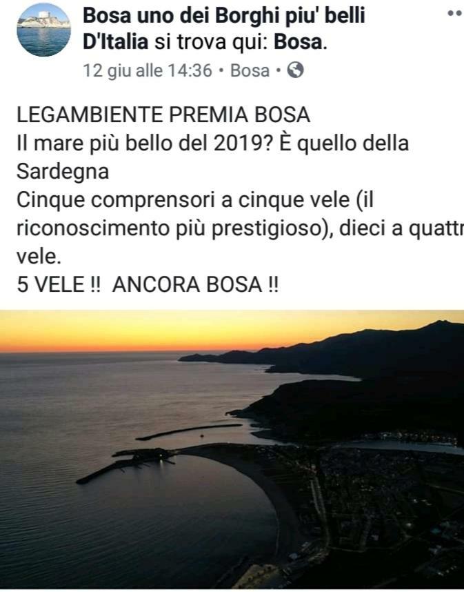 Il Narciso Lägenhet Bosa Exteriör bild